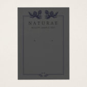 Black Earthy Vintag Earring Juwelier Display (Vorderseite)