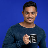 Black Eat Sleep Gym Repeat Icon Tasse