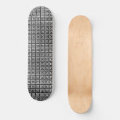 Black Echo Squares Skateboard (Vorderseite)