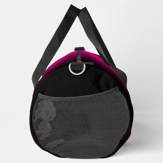 Black Edge Magenta Gradient Duffle Bag (Rechts)