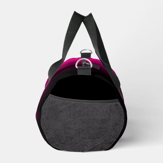 Black Edge Magenta Ombre Duffle Bag (Rechts)