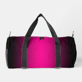Black Edge Magenta Ombre Duffle Bag (Rückseite)