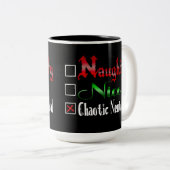 Black Edition von Naughty oder Nice Gamer Zweifarbige Tasse (VorderseiteRechts)