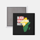 Black Educators Black History Teacher Afrikanische Magnet (Vorderseite/Rückseite)