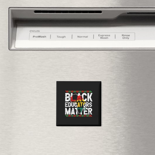 Black Educators Problem Design Black History Monat Magnet (In Situ (Geschirrspüler))