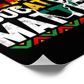 Black Educators Problem Design Black History Monat Poster (Ecke)