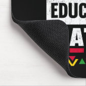 Black Educators Problem Teacher Black History Mont Mousepad (Ecke)