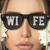 Black Ehefrau Bride Wedding Party Gefallen Partybrille