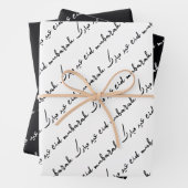Black Eid Mubarak Bilingual Geschenkpapier Set (Beispiel)