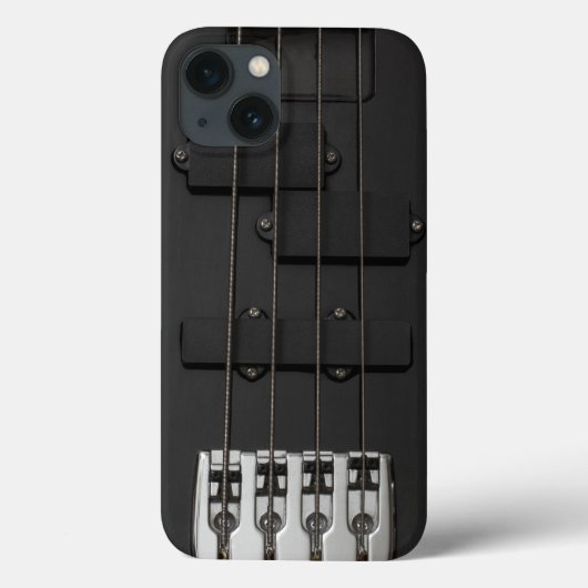 Black Electric Guitar Case-Mate iPhone Hülle (Rückseite)