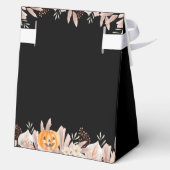 Black Elegant Little Boo Boho Ghost Baby Shower Geschenkschachtel (Rückseite)