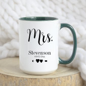 Black Elegant Mr. Husband Ehefrau Wedding Couple Tasse