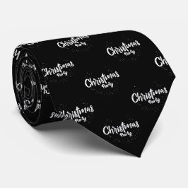Black elegante Christmas Neck Tie Krawatte