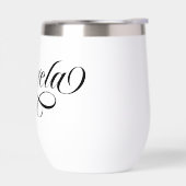 Black Elegante Lettering Angela (Links)