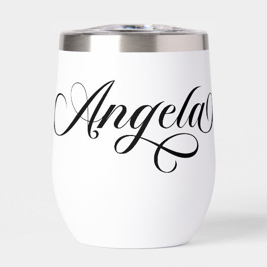 Black Elegante Lettering Angela (Vorderseite)