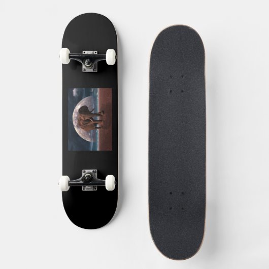 Black Elephant Skateboard (Vorderseite)
