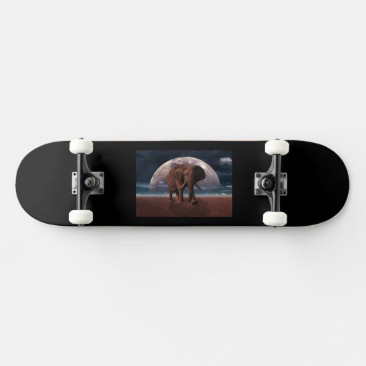 Black Elephant Skateboard (Horizontal)
