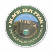 Black Elk Peak Aufkleber (Vorderseite)