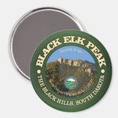Black Elk Peak Magnet (Vorderseite/Rückseite)