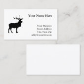 Black Elk Silhouette Visitenkarte (Vorne/Hinten)