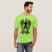 Black Emboss Serpent Angel Shirt (Vorne ganz)