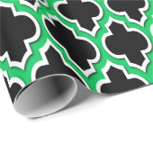 Black Emerald Green Whx XL Marokkaner #4DS Geschenkpapier (Rolleneckpunkt)