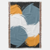 Black Emerald Orange Fusion Decke (Vorderseite Vertikal)