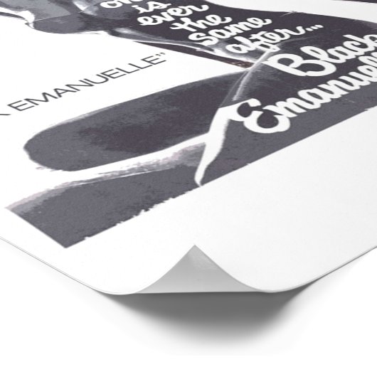 Black Emmanuelle Poster (Ecke)