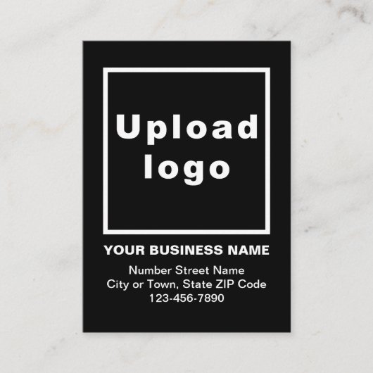 Black Enclosure Card Begleitkarte (Vorderseite)