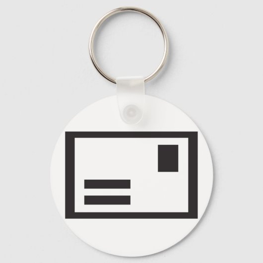 Black Envelope Schlüsselanhänger (Vorderseite)