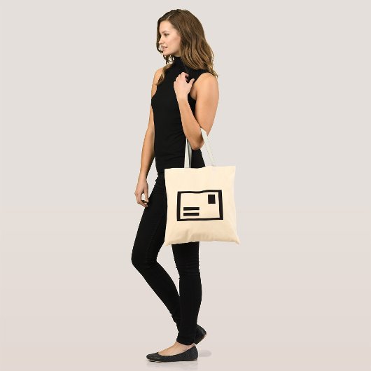 Black Envelope Tote Bag Tragetasche