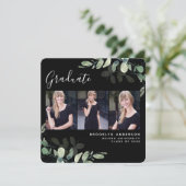 Black Eucalyptus 3 Fotos Abschluss Ankündigung (Stehend Vorderseite)