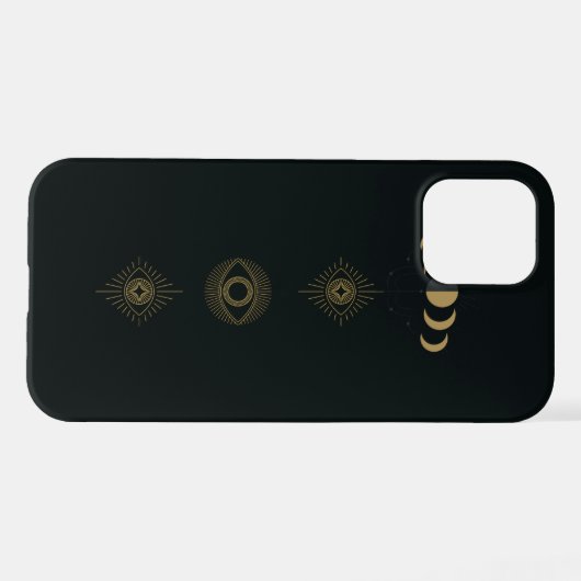Black Evil Eye Phone Case  iPhone Hülle (Rückseite (Horizontal))