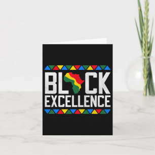 Black Excellence African Map Graphic Premium Karte