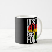 Black Excellence Afro Black Pride African Black Hi Kaffeetasse (VorderseiteRechts)