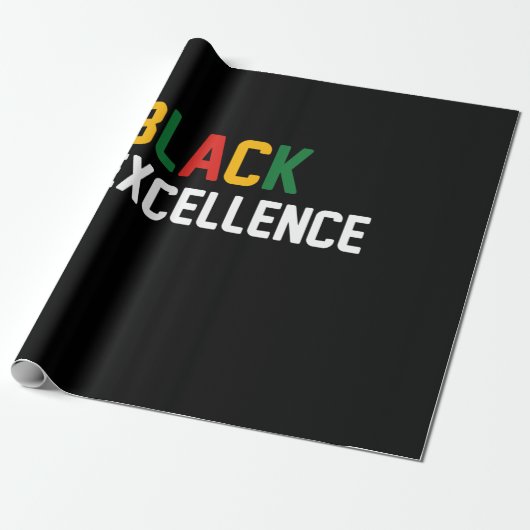 Black Excellence Black Proud Geschenkpapier (Ungerollt)