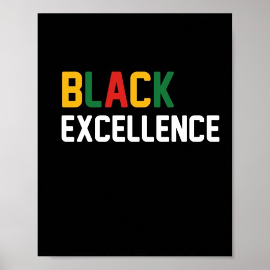 Black Excellence Black Proud Poster (Vorne)