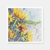 Black Eye Susan Party Servietten