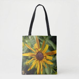 Black-Eyed Susan Blumen-Tasche   Gelbe Wildblume Tasche