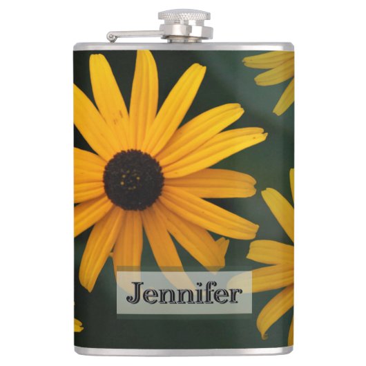 Black Eyed Susan Flasche Flachmann (Vorderseite)