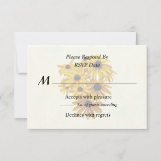Black Eyed Susans Herz II RSVP Karte