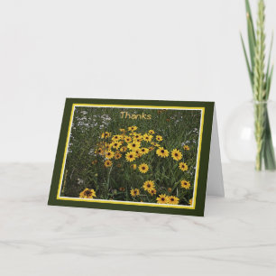 Black-Eyed Susans: Thanks Dankeskarte