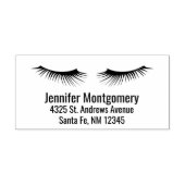 Black Eyelashes Long & Feminine Permastempel (Design)