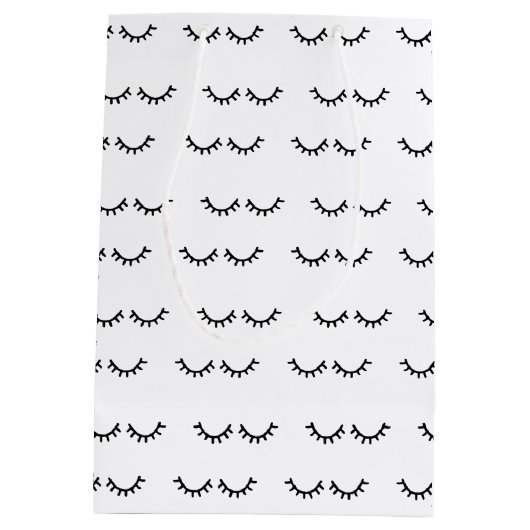 Black Eyelashes Mittlere Geschenktüte (Rückseite)