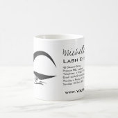 Black Eyeliner lasche extension henna bilden Icon Kaffeetasse (Mittel)