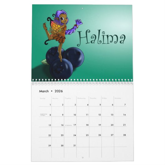 Black Fairies 2026 Kalender (Mär 2026)