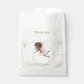 Black Fairy Baby Dusche Vielen Dank Geschenktütchen (Vorderseite)