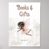 Black Fairy Baby Showbücher für Baby Table Sign Poster (Vorne)