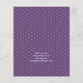 Black Fairy Birthday Fairycore Lila Gold (Rückseite)