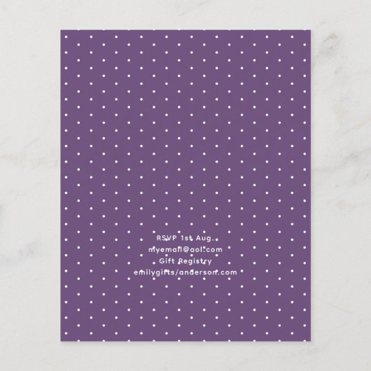 Black Fairy Birthday Fairycore Lila Gold (Rückseite)